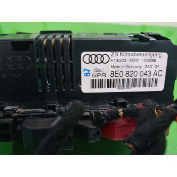 Recambio de mando climatizador para audi a4 berlina (8e) 2.5 tdi (120kw) referencia OEM IAM 8E0820043AC  