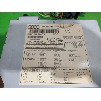 Recambio de sistema navegacion gps para audi a4 berlina (8e) 2.5 tdi (120kw) referencia OEM IAM 8E0035192C  