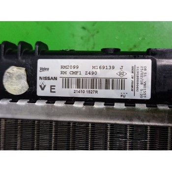 Recambio de radiador agua para nissan qashqai (j11) acenta referencia OEM IAM 214101527R  