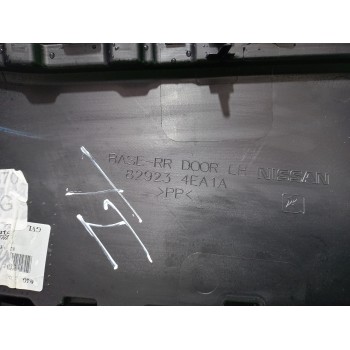 Recambio de guarnecido puerta trasera izquierda para nissan qashqai (j11) acenta referencia OEM IAM 829234EA1A  