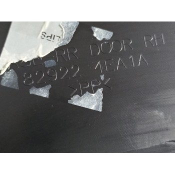 Recambio de guarnecido puerta trasera derecha para nissan qashqai (j11) acenta referencia OEM IAM 829224EA1A  