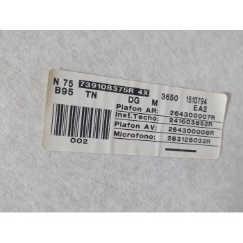 Recambio de techo interior para renault megane iii berlina 5 p dynamique referencia OEM IAM 739108375R  