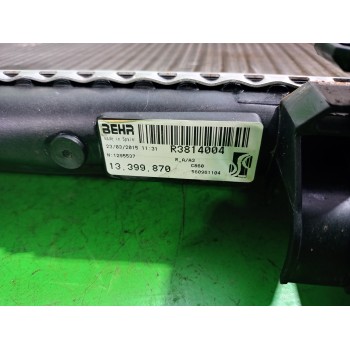 Recambio de radiador agua para opel corsa e expression referencia OEM IAM R3814004  