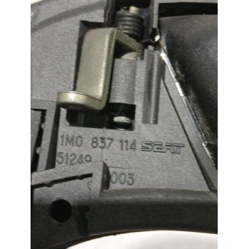 Recambio de maneta interior trasera derecha para seat leon (1m1) 1.9 tdi referencia OEM IAM 1M0837114  