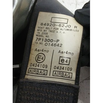 Recambio de cinturon seguridad delantero derecho para suzuki swift iii (mz, ez) 1.3 (rs 413) referencia OEM IAM 8492062J0R  
