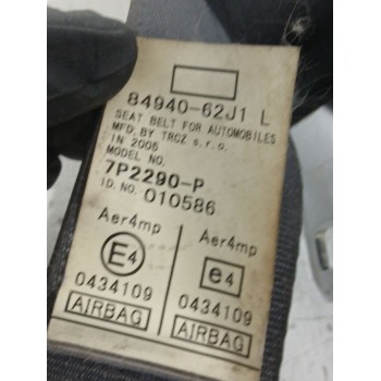 Recambio de cinturon seguridad delantero izquierdo para suzuki swift iii (mz, ez) 1.3 (rs 413) referencia OEM IAM 8494062J1  