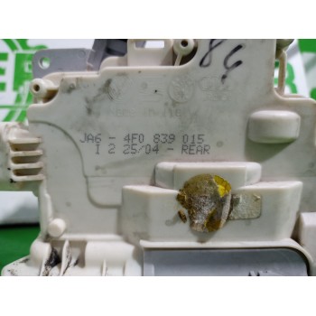Recambio de cerradura puerta trasera izquierda para audi a6 berlina (4f2) 2.4 referencia OEM IAM 4F0839015  