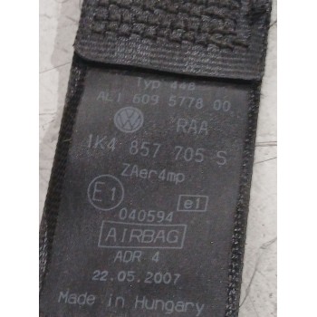 Recambio de cinturon seguridad delantero izquierdo para volkswagen golf v (1k1) 2.0 tdi referencia OEM IAM 1K4857705S  