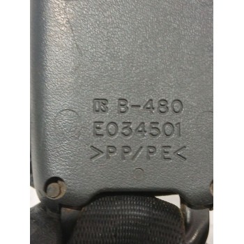 Recambio de enganche cinturon trasero derecho para peugeot 107 (pm_, pn_) 1.4 hdi referencia OEM IAM E034501  