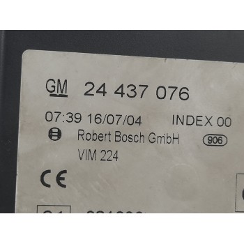 Recambio de centralita cierre para opel zafira a elegance referencia OEM IAM 24437076  