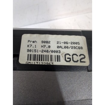Recambio de mando calefaccion / aire acondicionado para opel astra h gtc (a04) 1.7 cdti (l08) referencia OEM IAM 13122963  