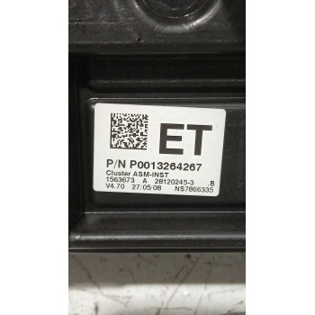 Recambio de cuadro instrumentos para opel corsa d (s07) 1.4 (l08, l68) referencia OEM IAM P0013264267  