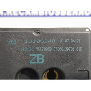 Recambio de pantalla multifuncion para opel zafira a elegance referencia OEM IAM 13106240  