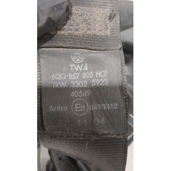 Recambio de cinturon seguridad trasero izquierdo para volkswagen polo iv (9n_, 9a_) 1.9 sdi referencia OEM IAM 6Q0857805ARAA  