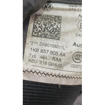 Recambio de cinturon seguridad trasero izquierdo para volkswagen golf vi variant (aj5) 1.6 tdi referencia OEM IAM 1K6857805AA  