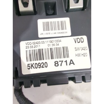 Recambio de cuadro instrumentos para volkswagen golf vi variant (aj5) 1.6 tdi referencia OEM IAM 5K0920871A  