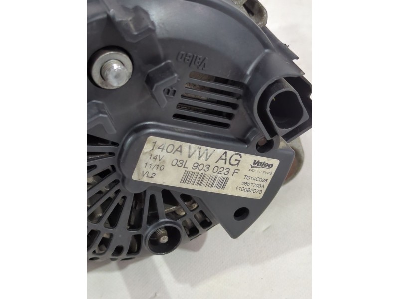 Recambio de alternador para volkswagen golf vi variant (aj5) 1.6 tdi referencia OEM IAM 03L903023F  