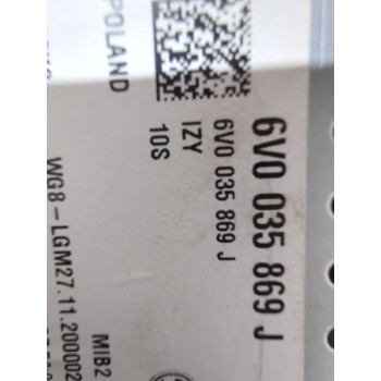 Recambio de sistema audio / radio cd para skoda fabia iii station wagon (nj5) 1.0 tsi referencia OEM IAM 6V0035869IZY  