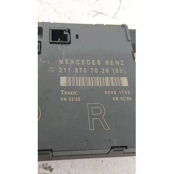 Recambio de modulo electronico para mercedes-benz clase e (w211) e 280 cdi (211.020) referencia OEM IAM 2118707026  