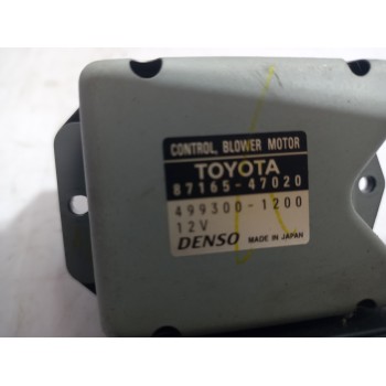 Recambio de resistencia calefaccion para toyota prius (nhw20) basis referencia OEM IAM 4993001200  