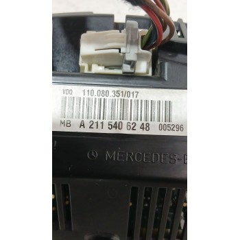 Recambio de cuadro instrumentos para mercedes-benz clase e (w211) e 280 cdi (211.020) referencia OEM IAM A2115406248  