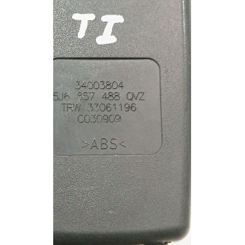 Recambio de enganche cinturon trasero izquierdo para skoda fabia ii (542) 1.2 referencia OEM IAM 5J6857488QVZ  
