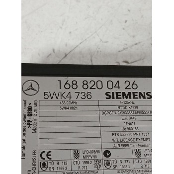 Recambio de modulo electronico para mercedes-benz clase a (w168) a 170 cdi (168.008) referencia OEM IAM 1688200426  