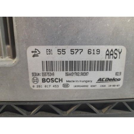 Recambio de centralita motor uce para opel insignia berlina referencia OEM IAM 55577619  