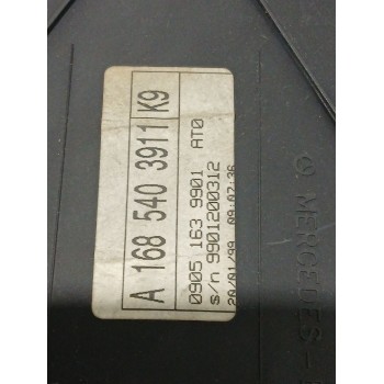 Recambio de cuadro instrumentos para mercedes-benz clase a (w168) a 170 cdi (168.008) referencia OEM IAM A1685403911K9  