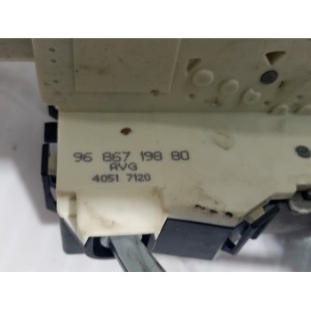 Recambio de cerradura puerta delantera izquierda para citroën c4 sedan collection referencia OEM IAM 9686719880  