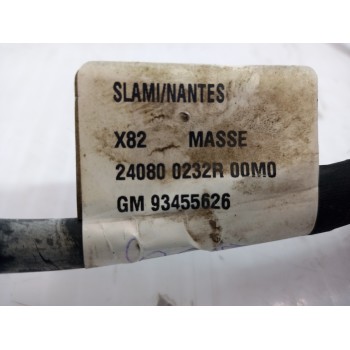 Recambio de borna negativa para renault trafic furgón l1h1 2,7t referencia OEM IAM 93455626  