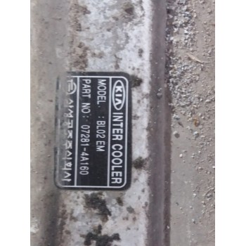 Recambio de intercooler para kia sorento 2.5 crdi cat referencia OEM IAM 072814A160  