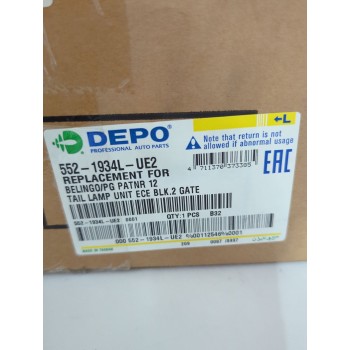 Recambio de piloto trasero izquierdo para citroën berlingo referencia OEM IAM 5521934L/9680608080  