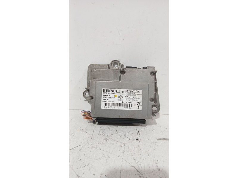 Recambio de centralita airbag para renault clio iii (br0/1, cr0/1) 1.4 16v referencia OEM IAM 8200563368  