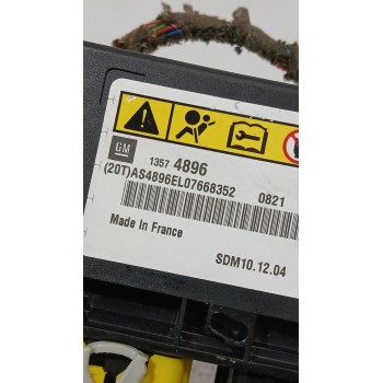 Recambio de centralita airbag para opel astra j sedán 1.7 cdti (69) referencia OEM IAM 13574896  