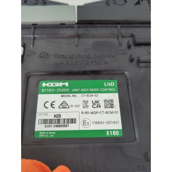 Recambio de modulo electronico para ssangyong tivoli 1.5 referencia OEM IAM 8710335000/E9116RAI001441  