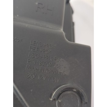 Recambio de faro antiniebla derecho para ssangyong tivoli 1.5 referencia OEM IAM 832023581  
