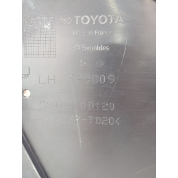 Recambio de cubrecarter para toyota yaris cross (mxp_) 1.5 hybrid (mxpj10) referencia OEM IAM 581660D120  