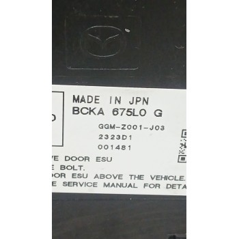 Recambio de modulo electronico para mazda 3 hatchback (bp) skyactiv-x m hybrid awd (bp2h) referencia OEM IAM BCKA675L0  