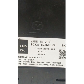Recambio de modulo electronico para mazda 3 hatchback (bp) skyactiv-x m hybrid awd (bp2h) referencia OEM IAM BCKA675M0  