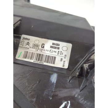 Recambio de faro izquierdo para peugeot partner furgoneta/monovolumen 1.6 hdi 90 referencia OEM IAM 9806306180  