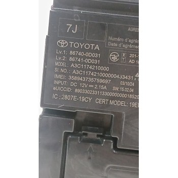 Recambio de modulo electronico para toyota yaris cross (mxp_) 1.5 hybrid (mxpj10) referencia OEM IAM 867400D031  