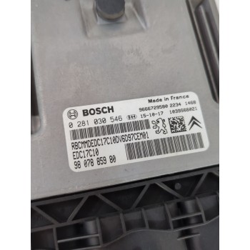 Recambio de centralita motor uce para peugeot partner furgoneta/monovolumen 1.6 hdi 90 referencia OEM IAM 9807885980  
