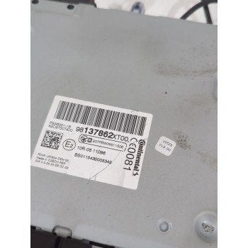 Recambio de sistema audio / radio cd para peugeot partner furgoneta/monovolumen 1.6 hdi 90 referencia OEM IAM 98137862XT00  