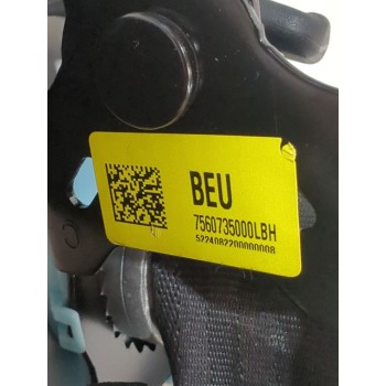 Recambio de cinturon seguridad trasero derecho para ssangyong tivoli 1.5 referencia OEM IAM 7560235500ACE/7560735000LBH  