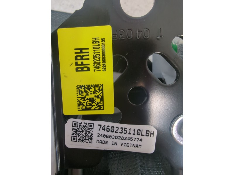 Recambio de cinturon seguridad delantero derecho para ssangyong tivoli 1.5 referencia OEM IAM 7460235100ACE  