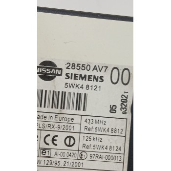 Recambio de modulo electronico para nissan primera hatchback (p12) 1.6 referencia OEM IAM 28550AV7  