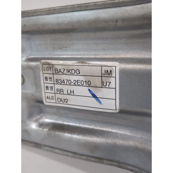 Recambio de elevalunas trasero izquierdo para hyundai tucson (jm) 2.0 crdi referencia OEM IAM 834052E000  