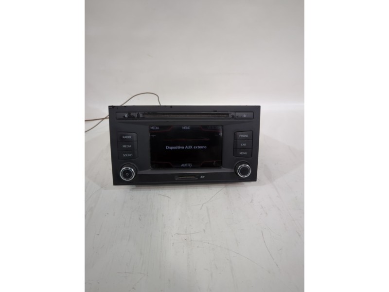 Recambio de sistema audio / radio cd para seat leon (5f1) 1.6 tdi referencia OEM IAM 5F0035869A  