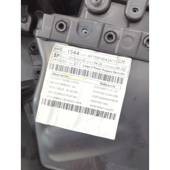 Recambio de guarnecido puerta trasera derecha para seat leon (5f1) 1.6 tdi referencia OEM IAM 5F4867134  